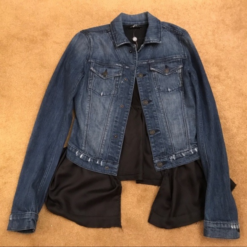 NWT 7 for all mankind Denim Jean jacket